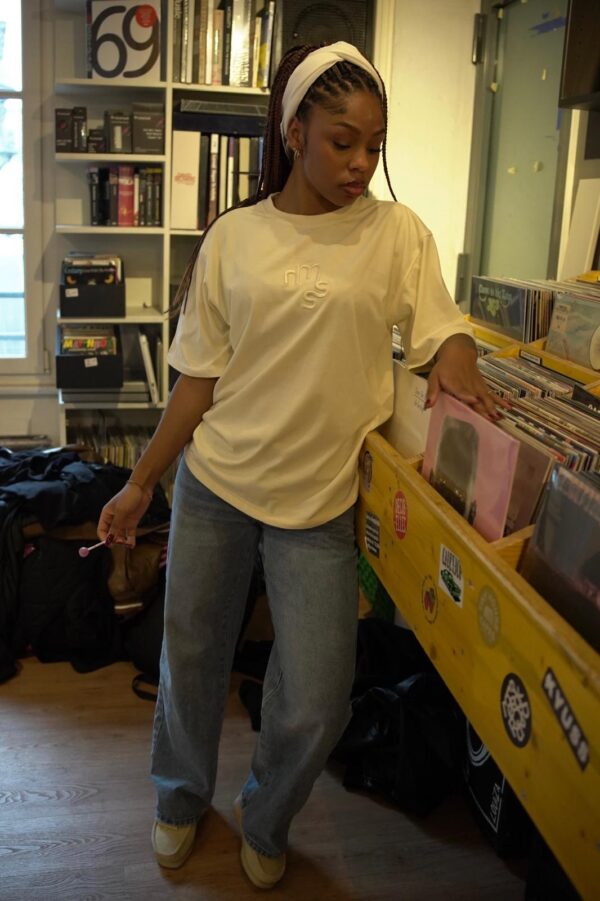 T-shirt NMLSS Crème