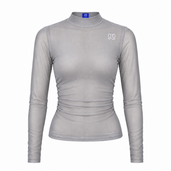 MESH TOP Grey Nameless MESH TOPS